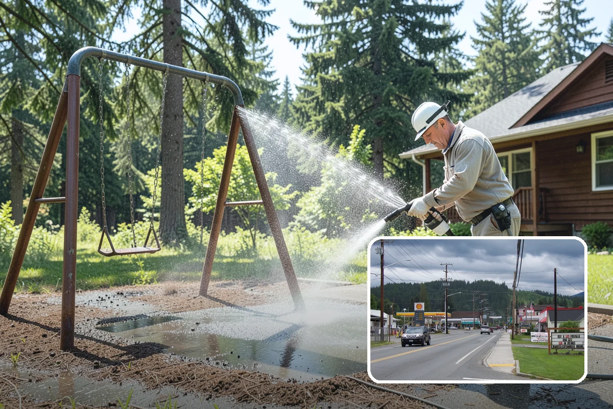 Fence Sealing in Granite Falls, Snohomish County, WA - Sheds rain to slow rot in posts, rails, and pickets