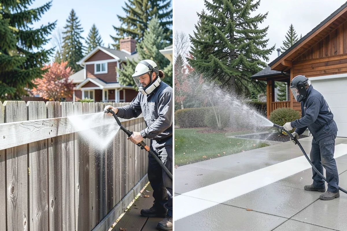 Fence Sealing in Hamilton, Skagit County, WA - Wash the fence and remove mildew, algae, and loose fibers