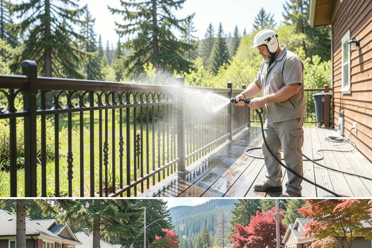 Fence Sealing in Hunts Point, King County, WA - Seal fences in the dry summer months when both sides of the boards can dry out and the repellent can bond properly.