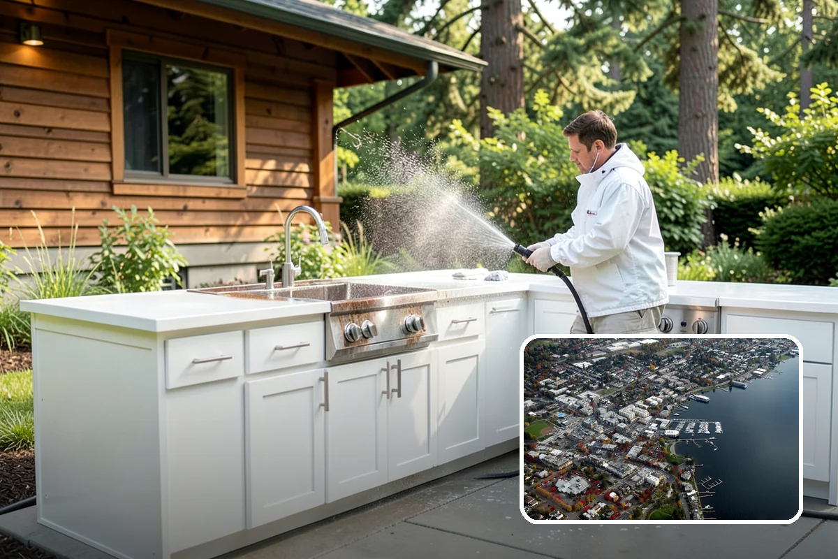 Fence Sealing in Kirkland, King County, WA - Sheds rain to slow rot in posts, rails, and pickets