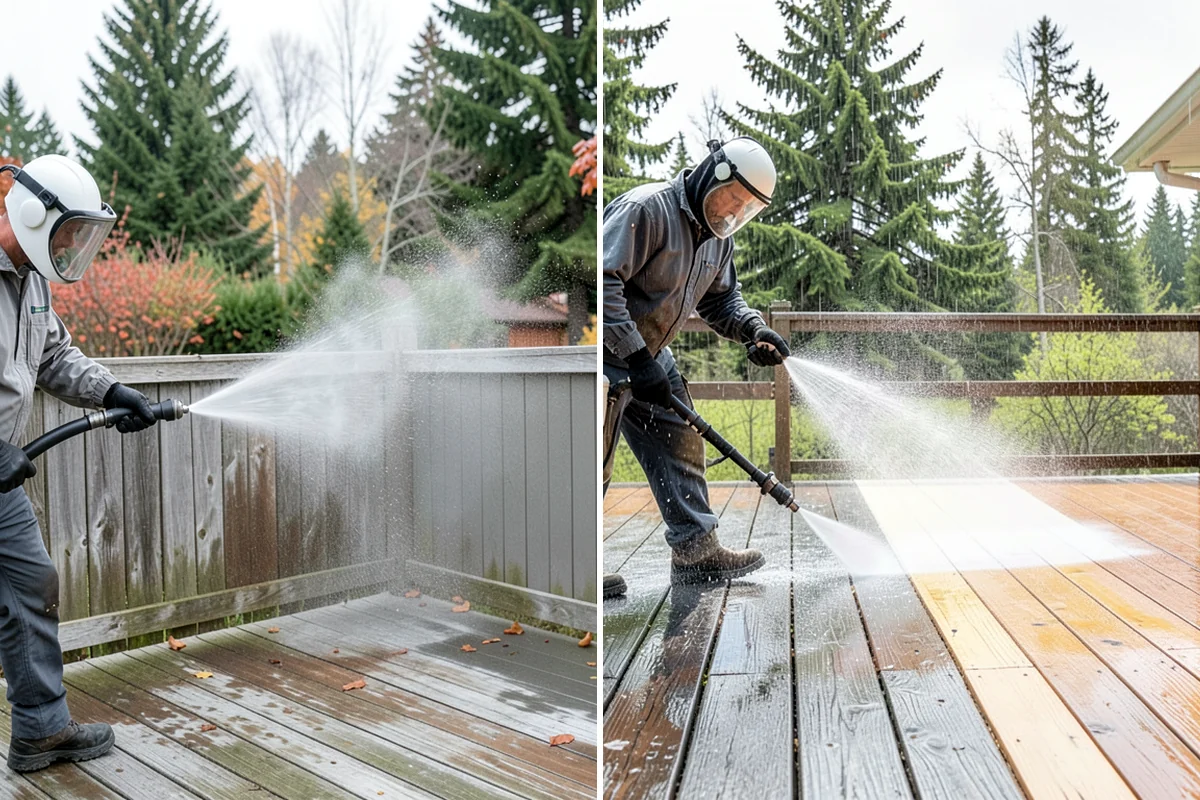 Fence Sealing in Lake Forest Park, King County, WA - Wash the fence and remove mildew, algae, and loose fibers