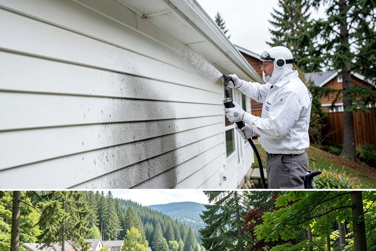 Fence Sealing in Lake Forest Park, King County, WA - Seal fences in the dry summer months when both sides of the boards can dry out and the repellent can bond properly.
