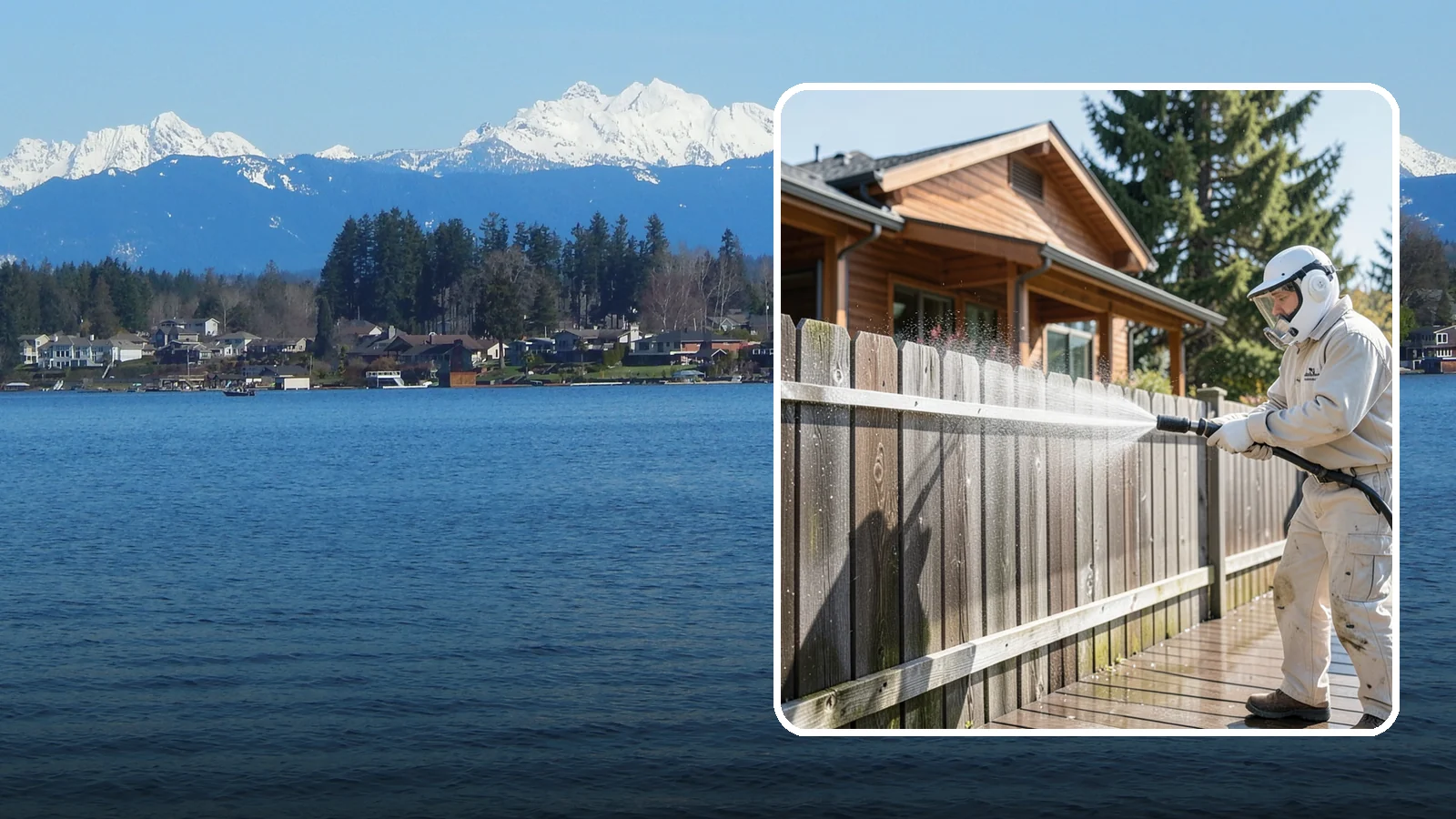 Fence Sealing in Lake Stevens, Snohomish County, WA - Clear water-repellent sealing for wood fences that fends off the rot, graying, and moss our damp climate encourages.