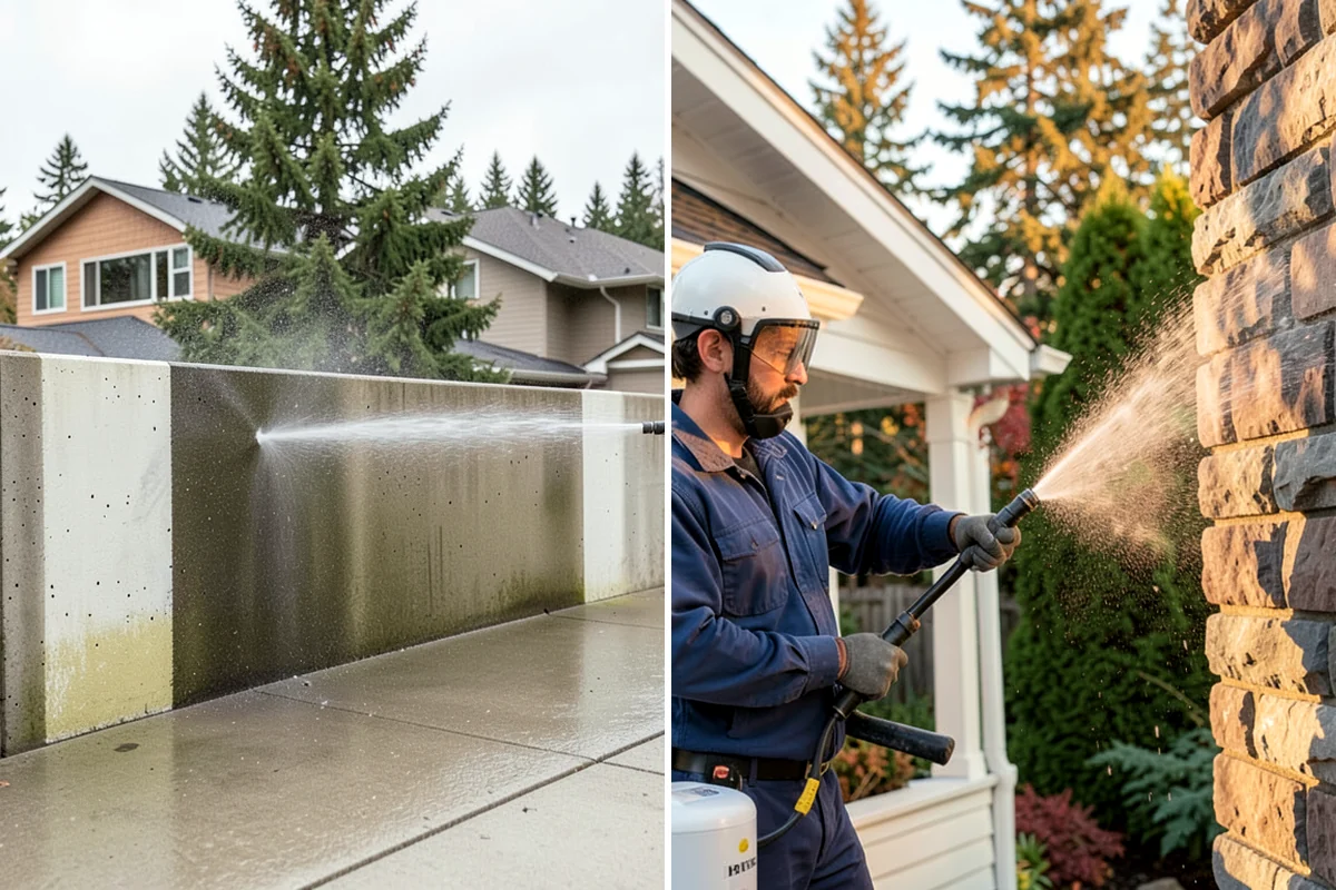 Fence Sealing in Lakewood, Pierce County, WA - Wash the fence and remove mildew, algae, and loose fibers