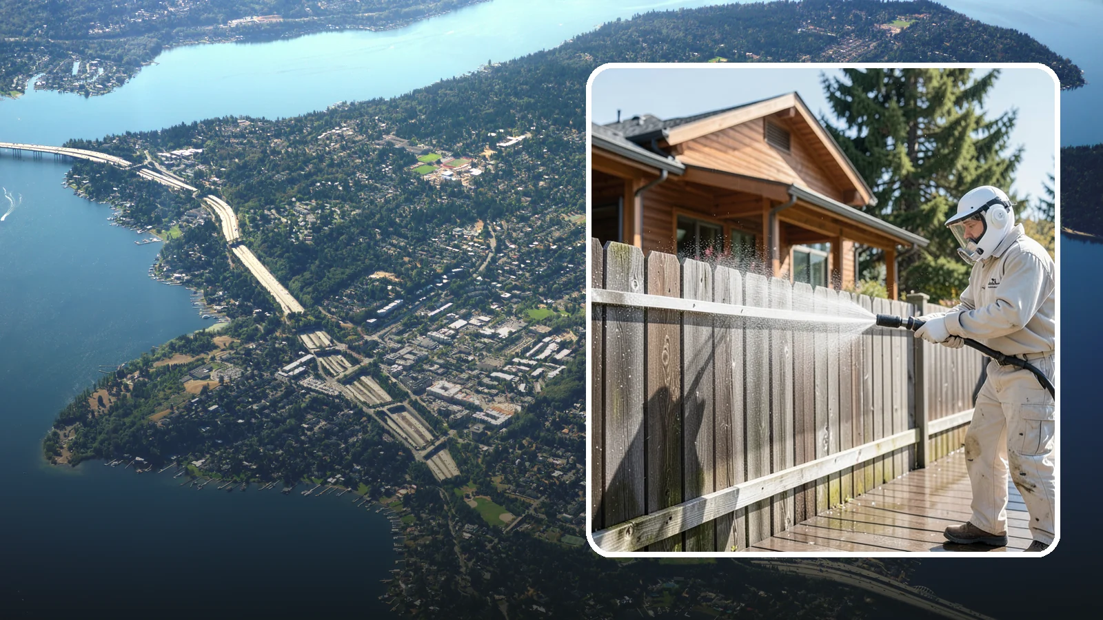Fence Sealing in Mercer Island, King County, WA - Clear water-repellent sealing for wood fences that fends off the rot, graying, and moss our damp climate encourages.