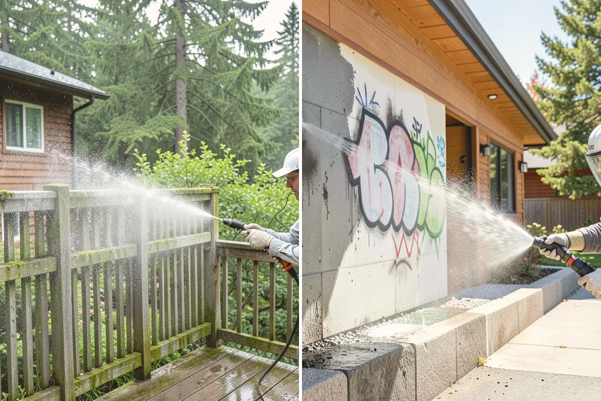 Fence Sealing in Mount Vernon, Skagit County, WA - Wash the fence and remove mildew, algae, and loose fibers