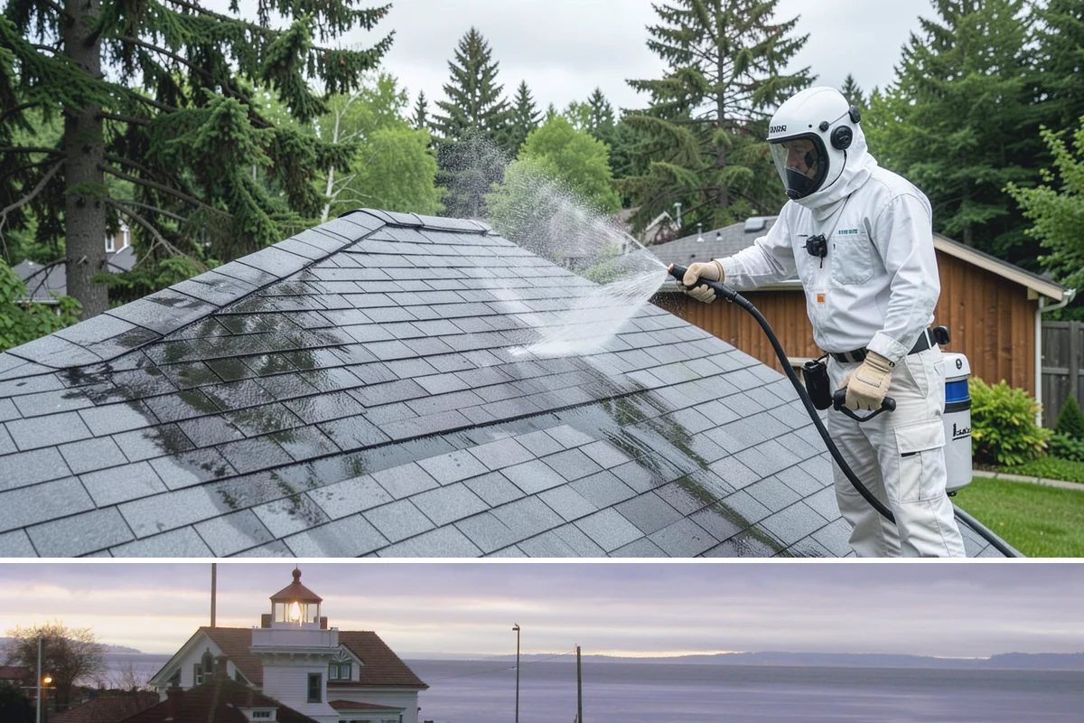 Fence Sealing in Mukilteo, Snohomish County, WA - Seal fences in the dry summer months when both sides of the boards can dry out and the repellent can bond properly.