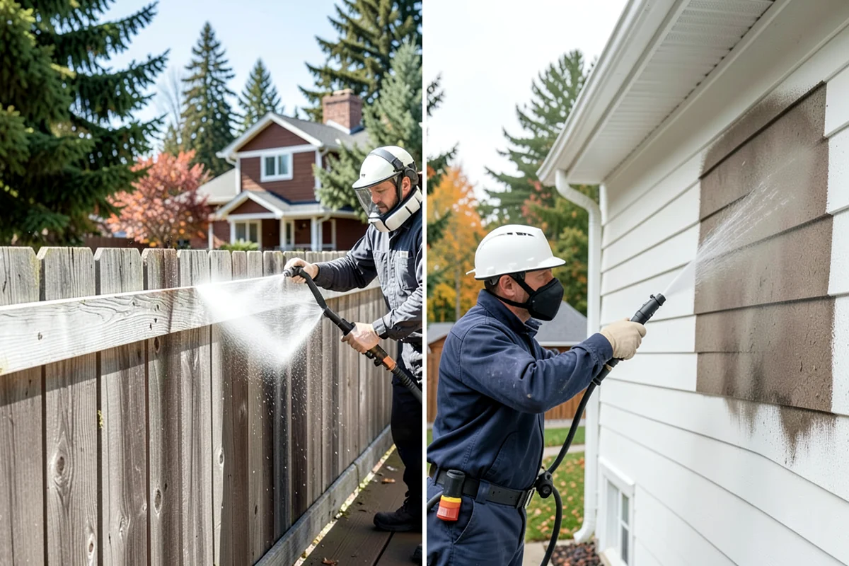 Fence Sealing in Normandy Park, King County, WA - Wash the fence and remove mildew, algae, and loose fibers