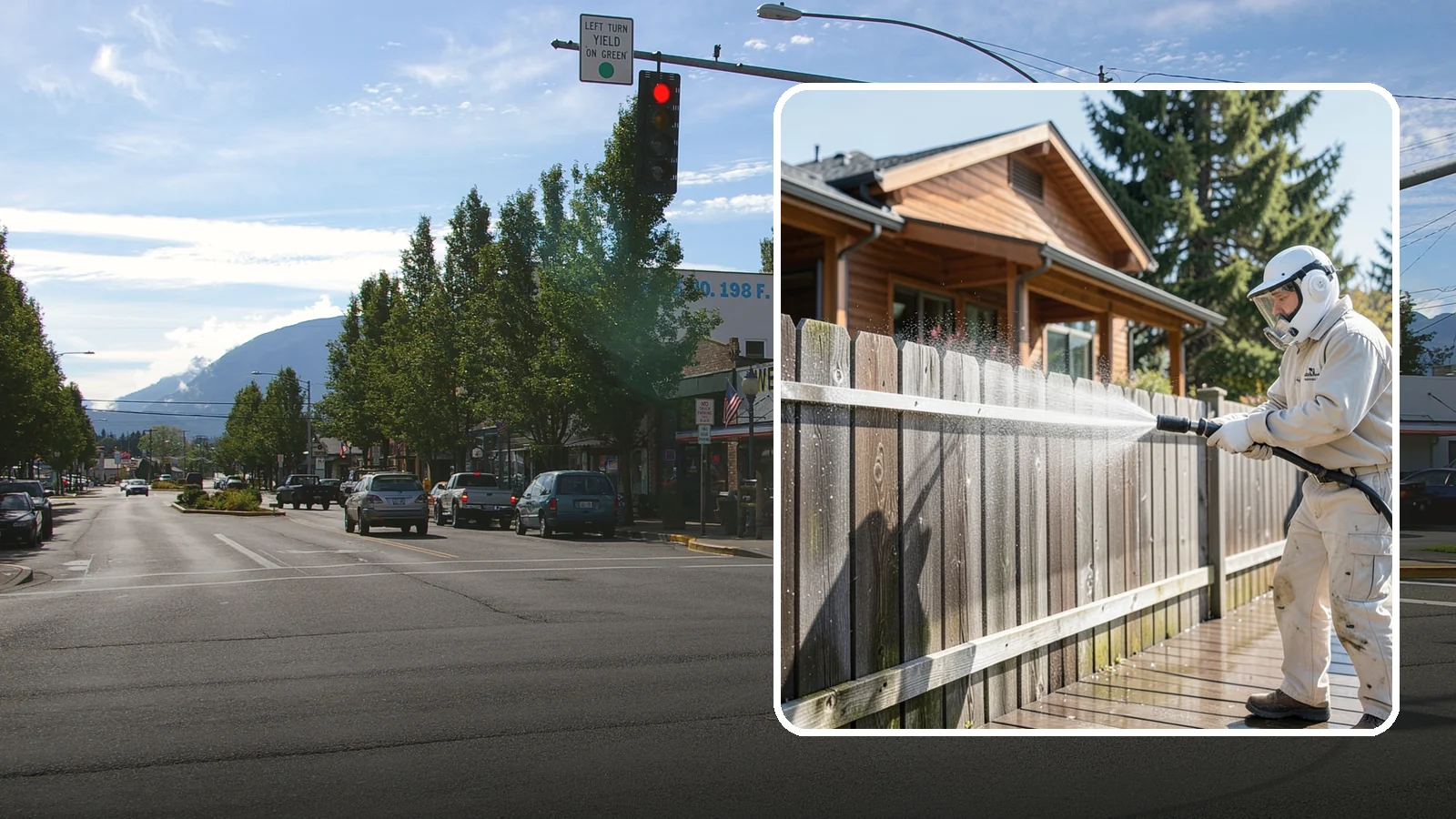 Fence Sealing in North Bend, King County, WA - Clear water-repellent sealing for wood fences that fends off the rot, graying, and moss our damp climate encourages.