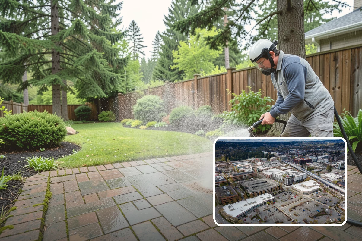 Fence Sealing in Redmond, King County, WA - Sheds rain to slow rot in posts, rails, and pickets