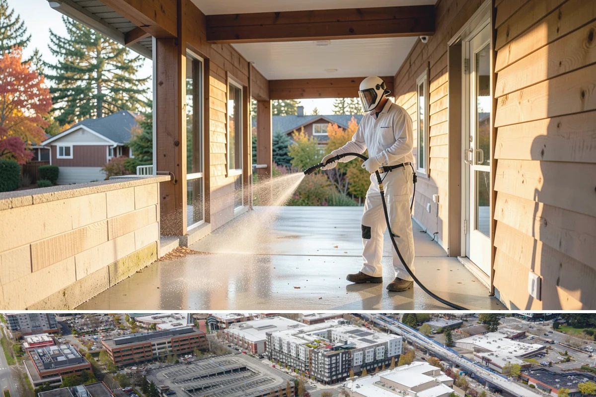Fence Sealing in Redmond, King County, WA - Seal fences in the dry summer months when both sides of the boards can dry out and the repellent can bond properly.