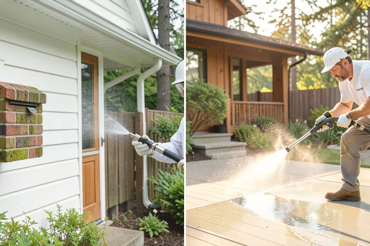 Fence Sealing in Ruston, Pierce County, WA - Wash the fence and remove mildew, algae, and loose fibers