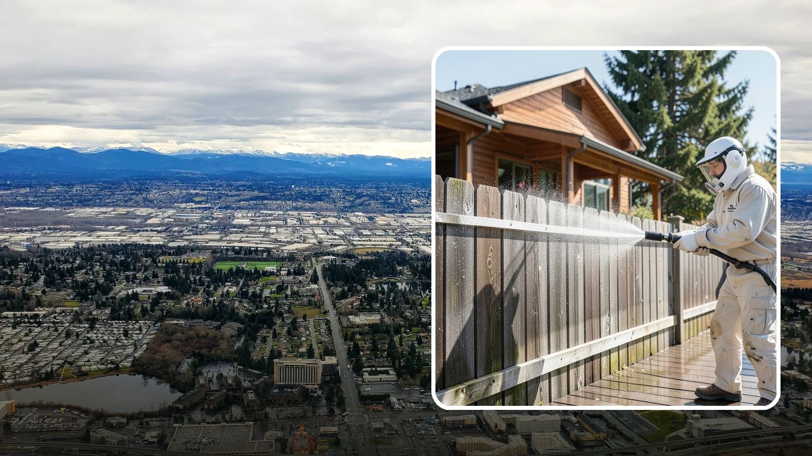 Fence Sealing in SeaTac, King County, WA - Clear water-repellent sealing for wood fences that fends off the rot, graying, and moss our damp climate encourages.
