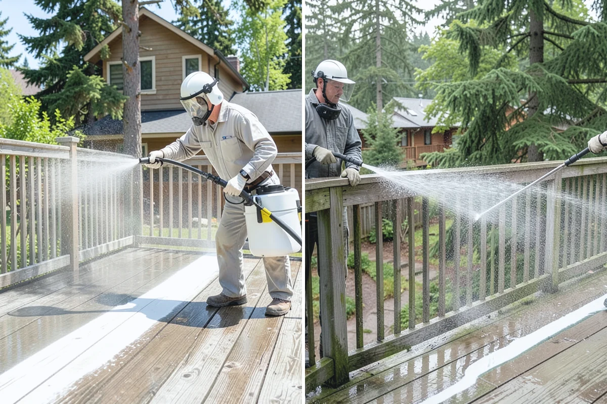 Fence Sealing in Skykomish, King County, WA - Wash the fence and remove mildew, algae, and loose fibers