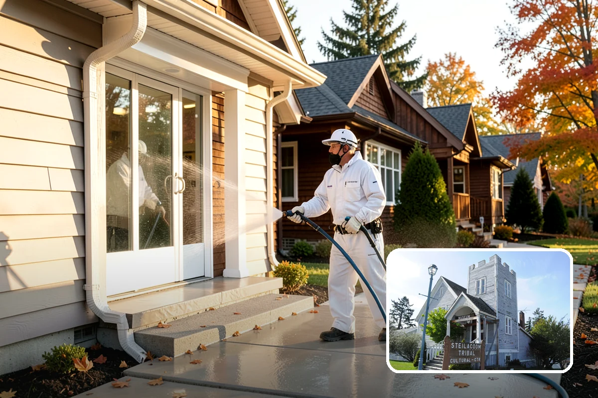 Fence Sealing in Steilacoom, Pierce County, WA - Sheds rain to slow rot in posts, rails, and pickets