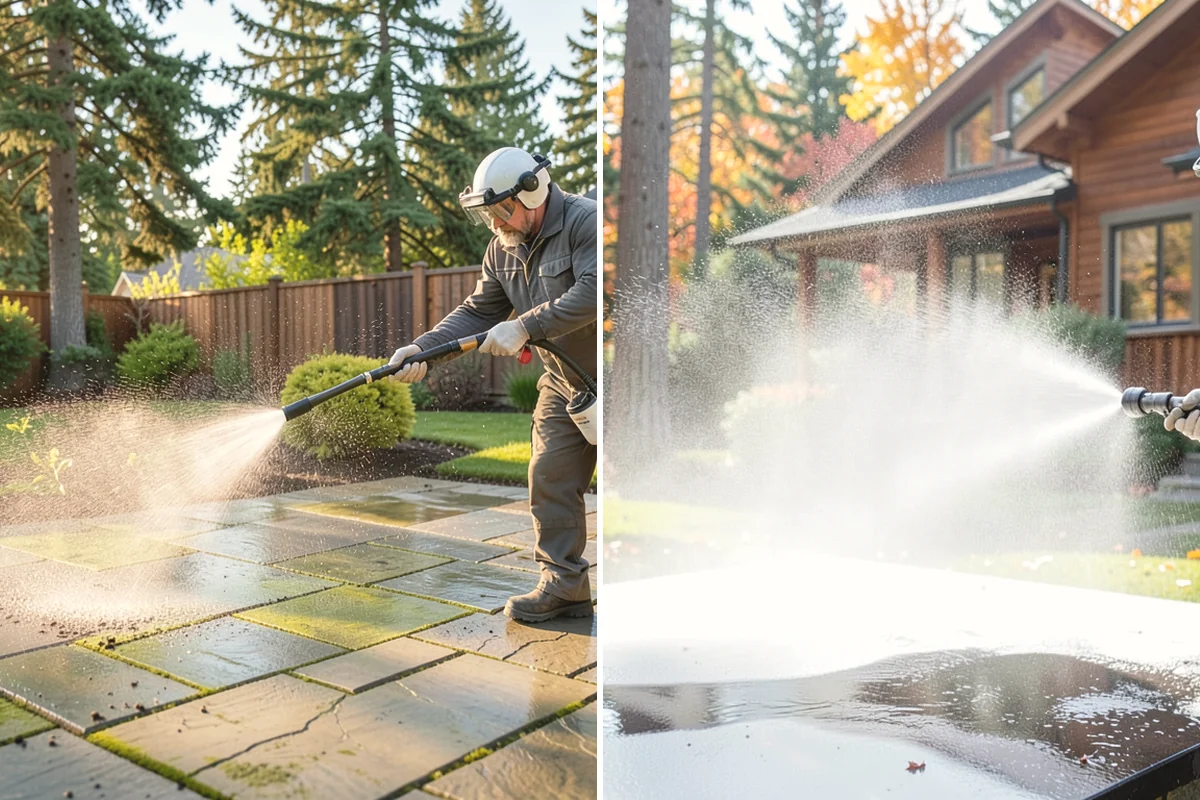 Fence Sealing in Tacoma, Pierce County, WA - Wash the fence and remove mildew, algae, and loose fibers