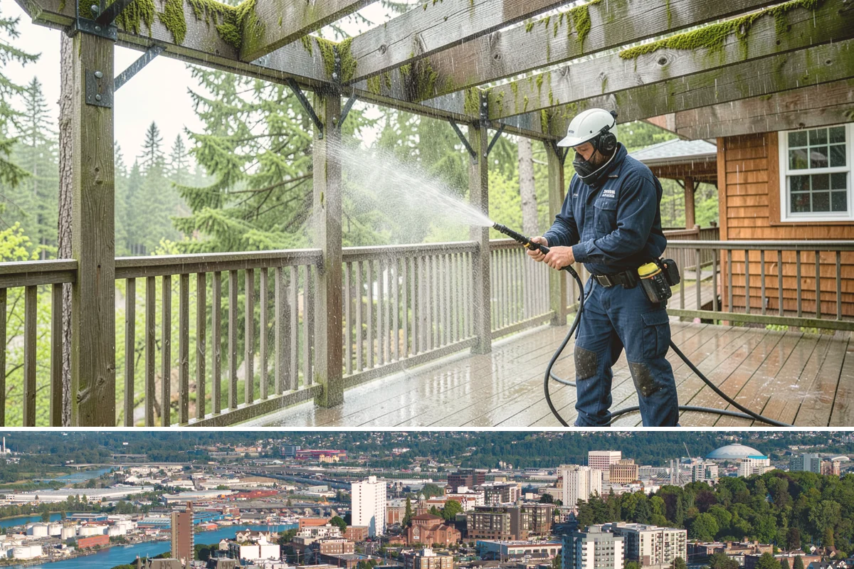 Fence Sealing in Tacoma, Pierce County, WA - Seal fences in the dry summer months when both sides of the boards can dry out and the repellent can bond properly.