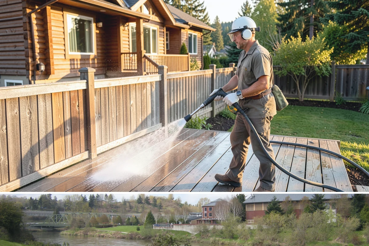 Fence Sealing in Tukwila, King County, WA - Seal fences in the dry summer months when both sides of the boards can dry out and the repellent can bond properly.