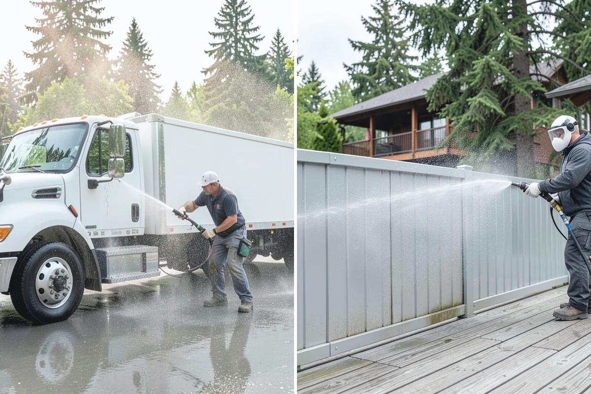 Fence Sealing in Wilkeson, Pierce County, WA - Wash the fence and remove mildew, algae, and loose fibers