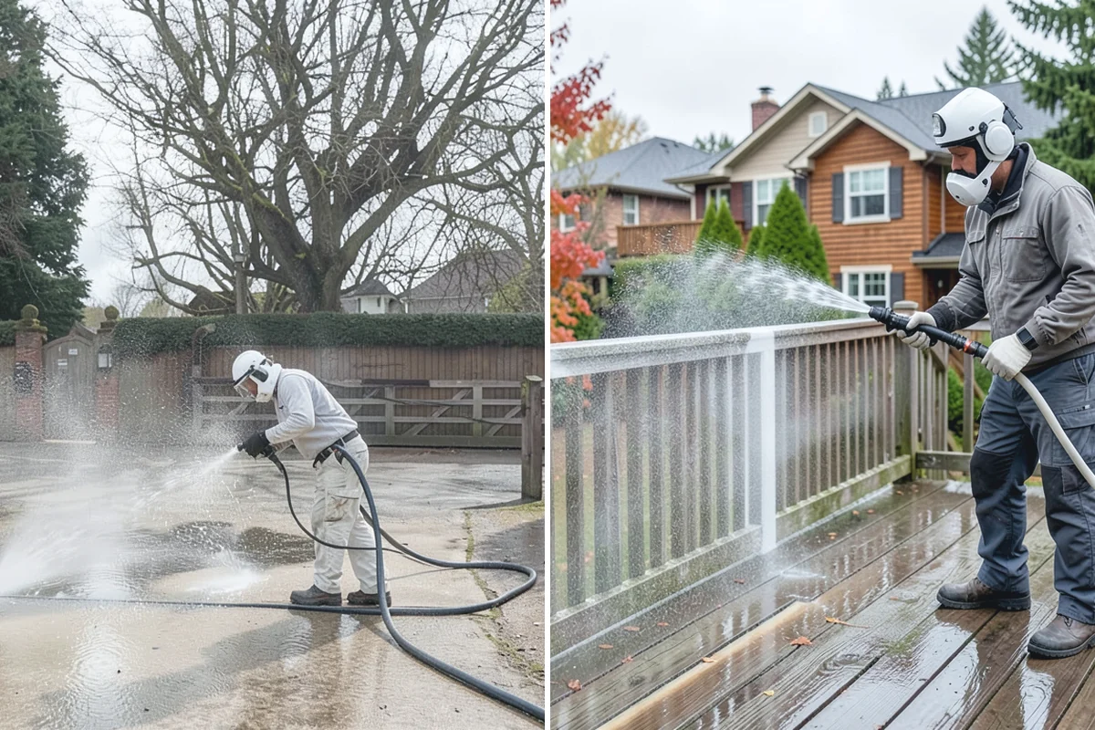 Fence Sealing in Woodinville, King County, WA - Wash the fence and remove mildew, algae, and loose fibers