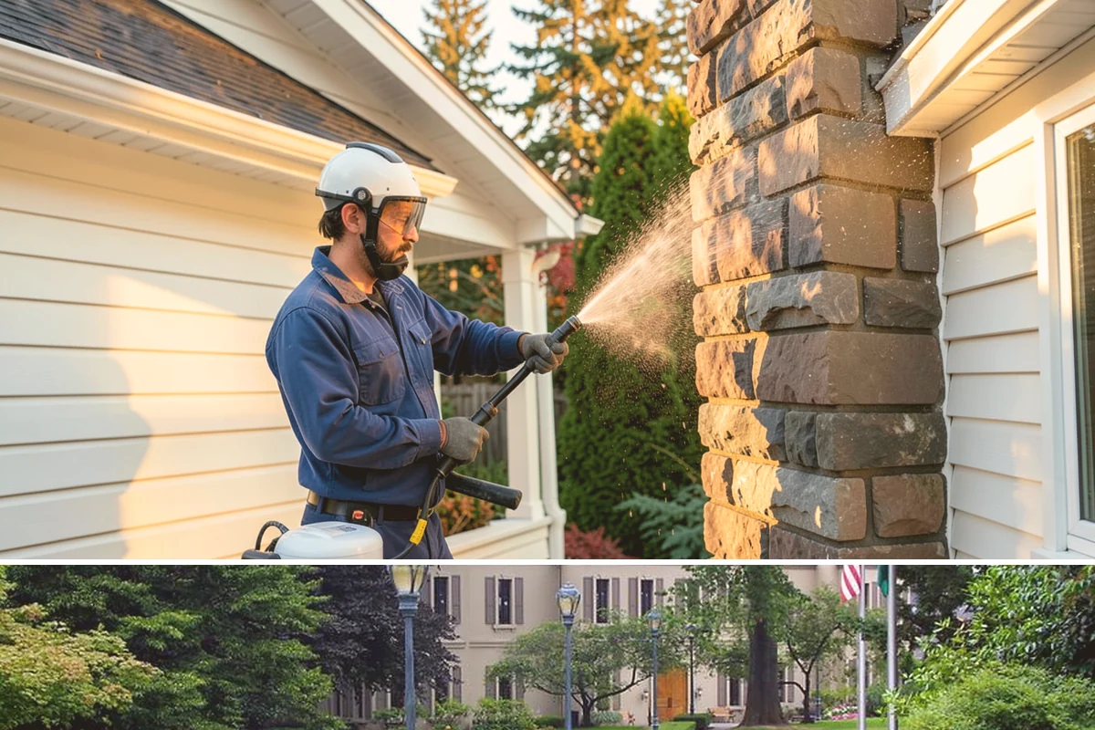 Fence Sealing in Woodinville, King County, WA - Seal fences in the dry summer months when both sides of the boards can dry out and the repellent can bond properly.