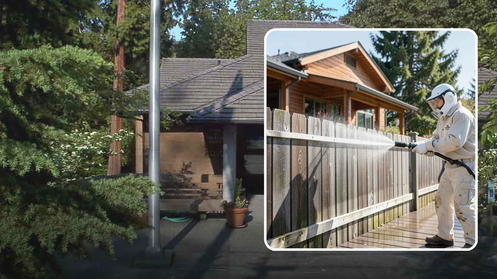 Fence Sealing in Yarrow Point, King County, WA - Clear water-repellent sealing for wood fences that fends off the rot, graying, and moss our damp climate encourages.