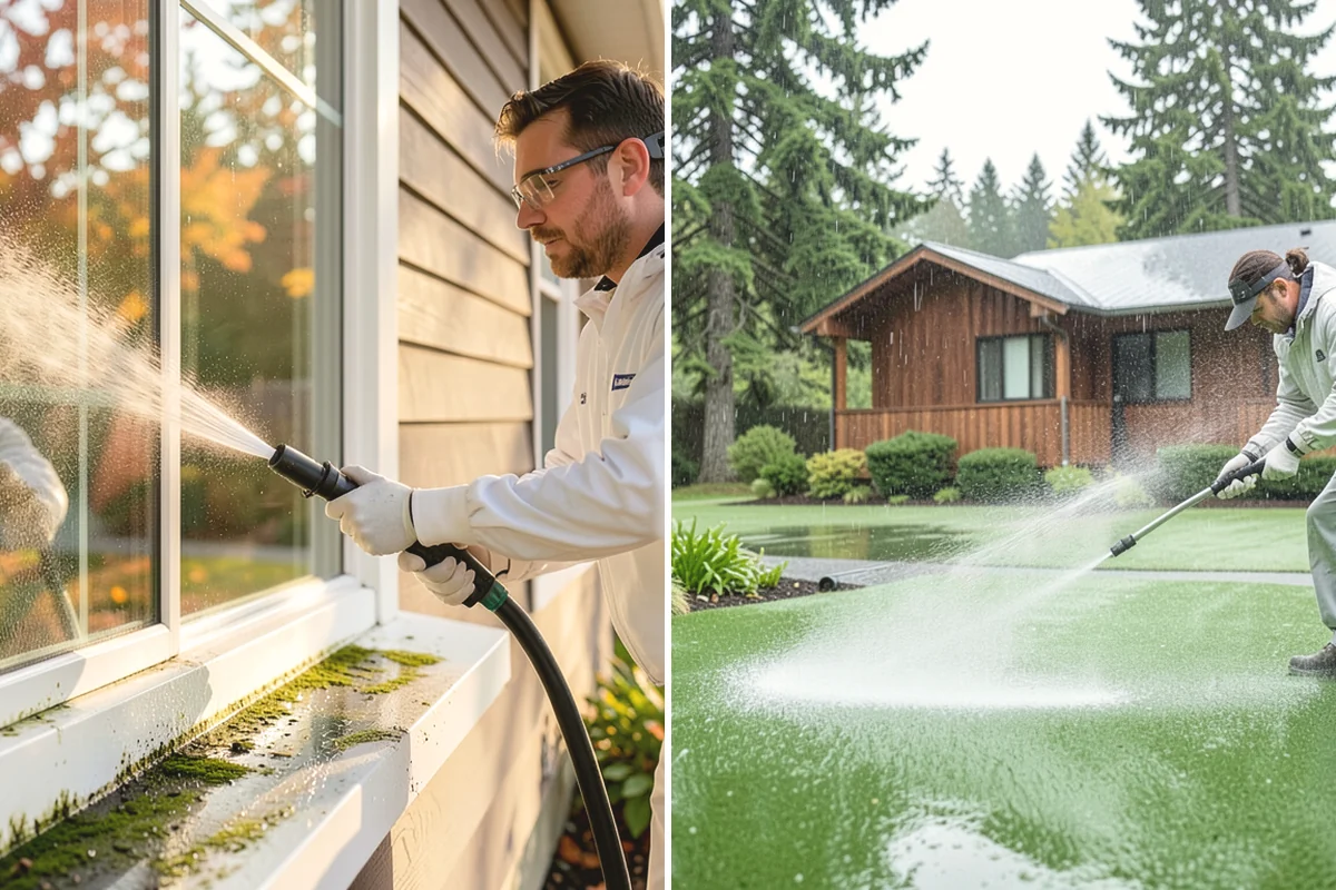 Fence Sealing in Yarrow Point, King County, WA - Wash the fence and remove mildew, algae, and loose fibers