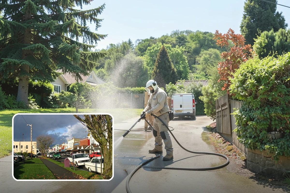 Fence Stain Stripping in Arlington, Snohomish County, WA - Removes peeling and blotchy old stain down to bare wood
