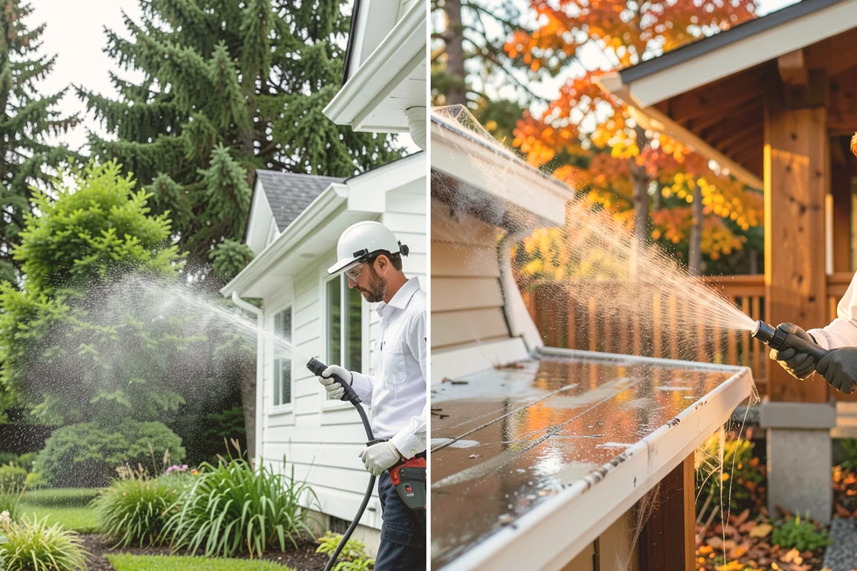 Fence Stain Stripping in Bellevue, King County, WA - Test the existing stain to choose the right stripper