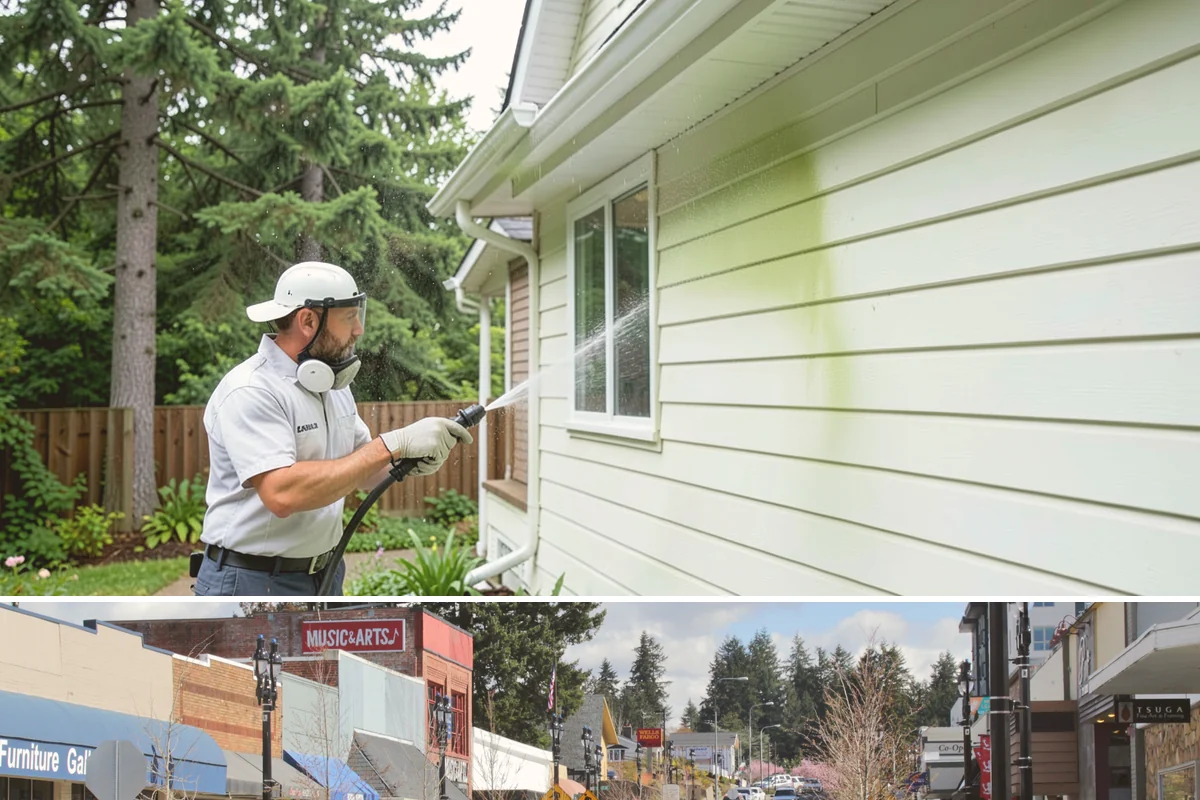 Fence Stain Stripping in Bothell, King County, WA - Plan stripping for a dry summer window so the wood can fully dry before you apply new stain.