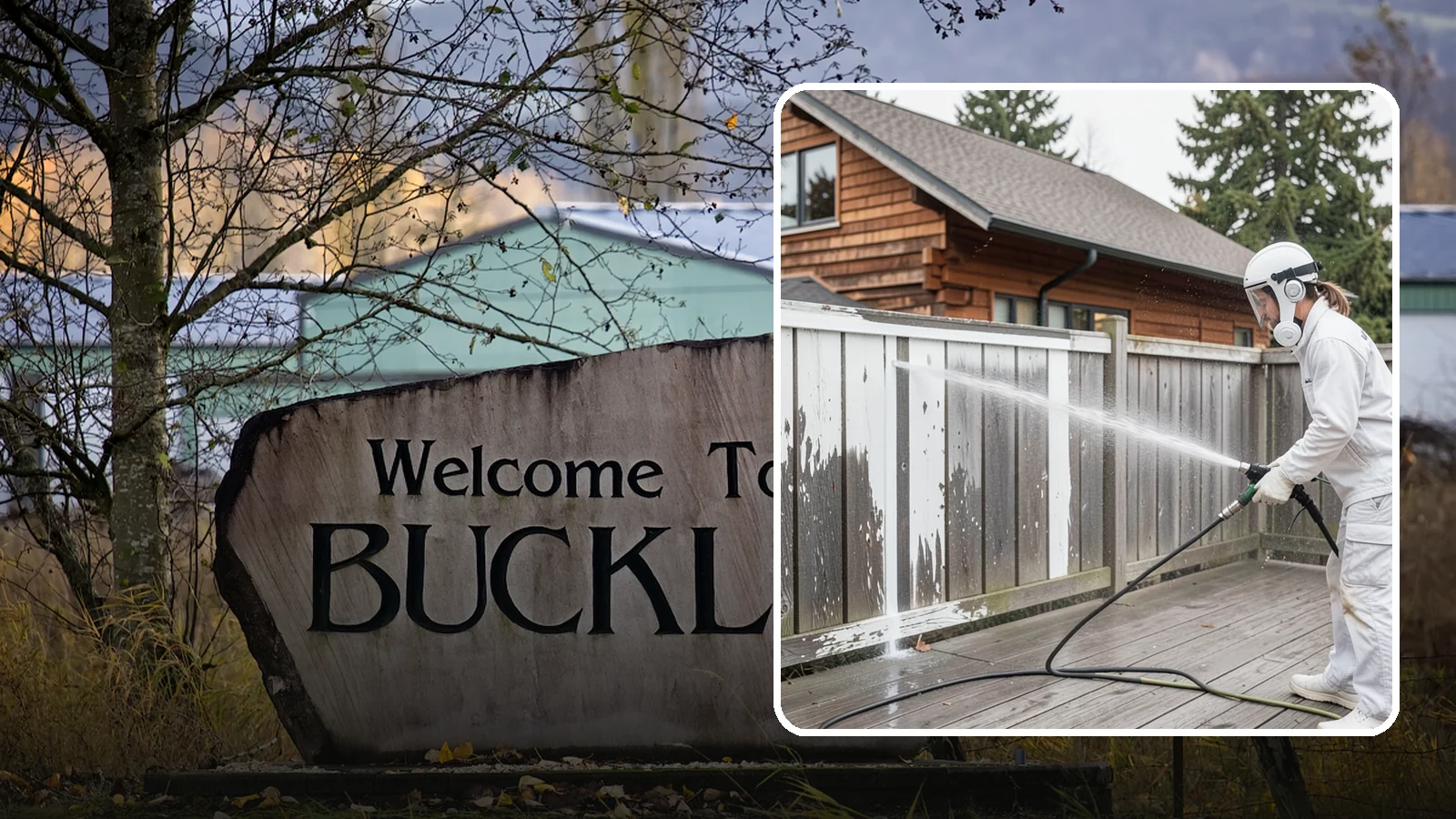 Fence Stain Stripping in Buckley, Pierce County, WA - Stripping of failing, peeling fence stain so the wood is ready for a clean, even recoat.