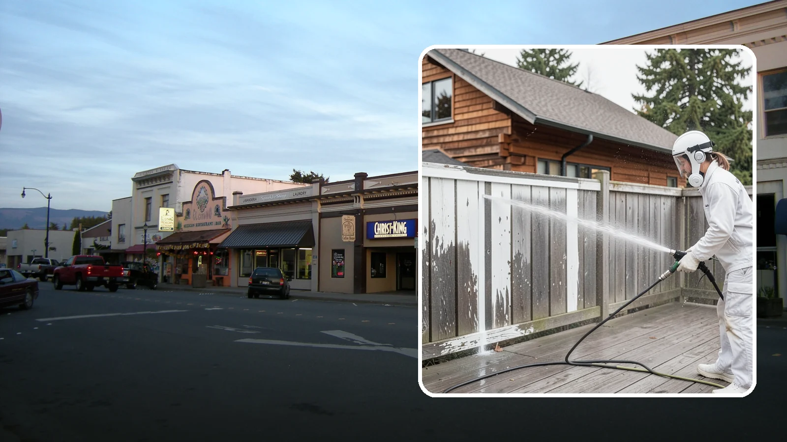Fence Stain Stripping in Burlington, Skagit County, WA - Stripping of failing, peeling fence stain so the wood is ready for a clean, even recoat.