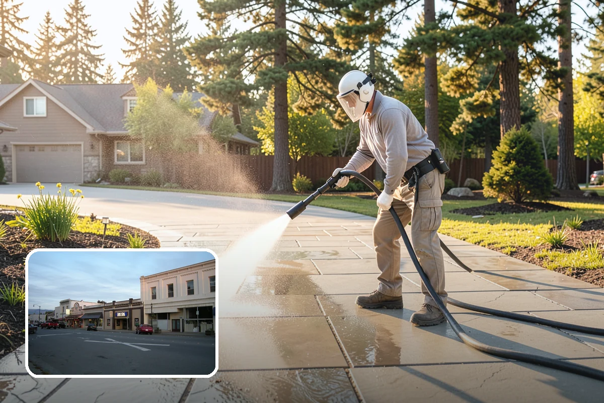 Fence Stain Stripping in Burlington, Skagit County, WA - Removes peeling and blotchy old stain down to bare wood