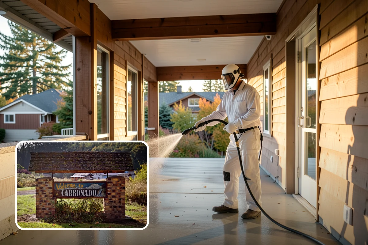 Fence Stain Stripping in Carbonado, Pierce County, WA - Removes peeling and blotchy old stain down to bare wood