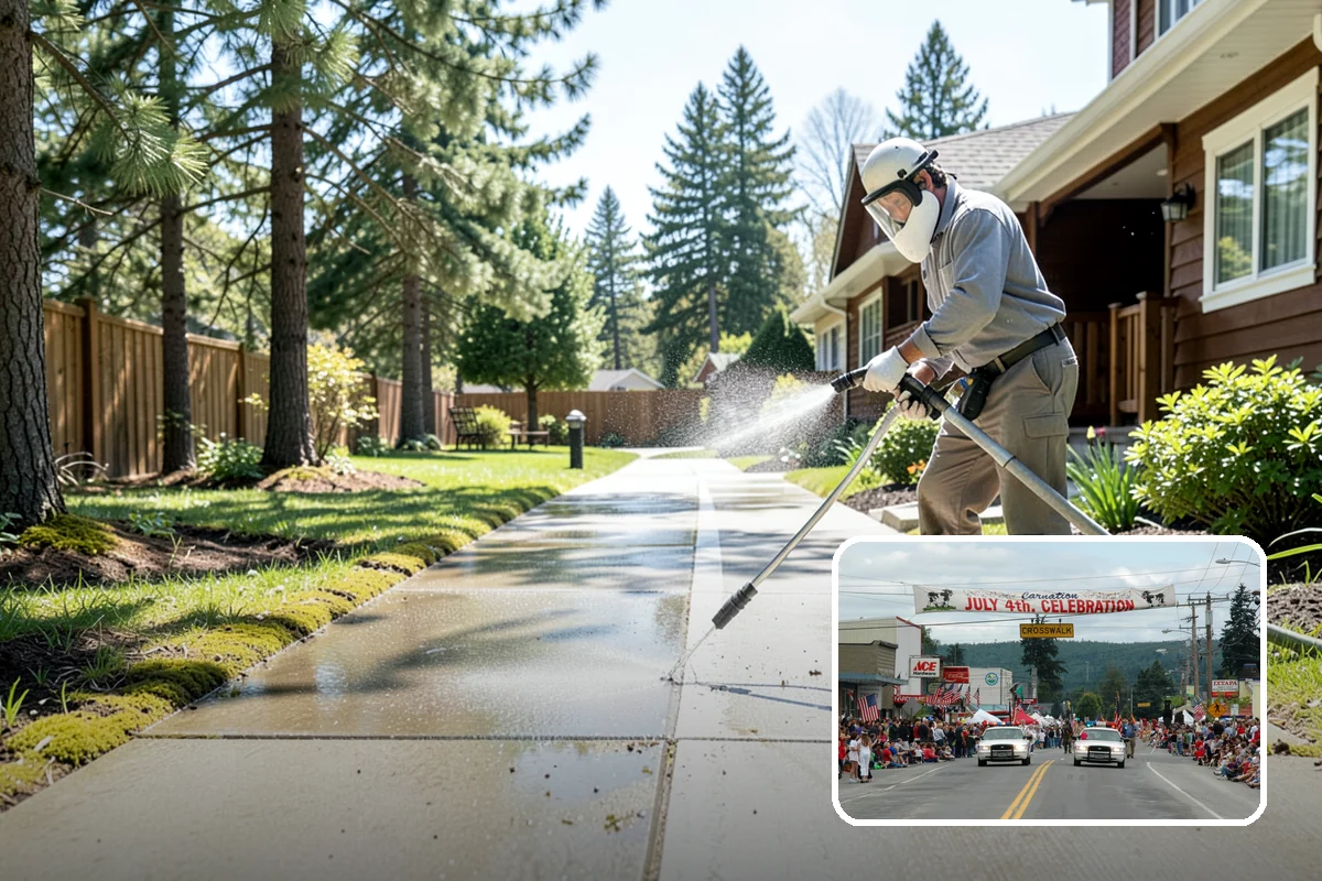 Fence Stain Stripping in Carnation, King County, WA - Removes peeling and blotchy old stain down to bare wood