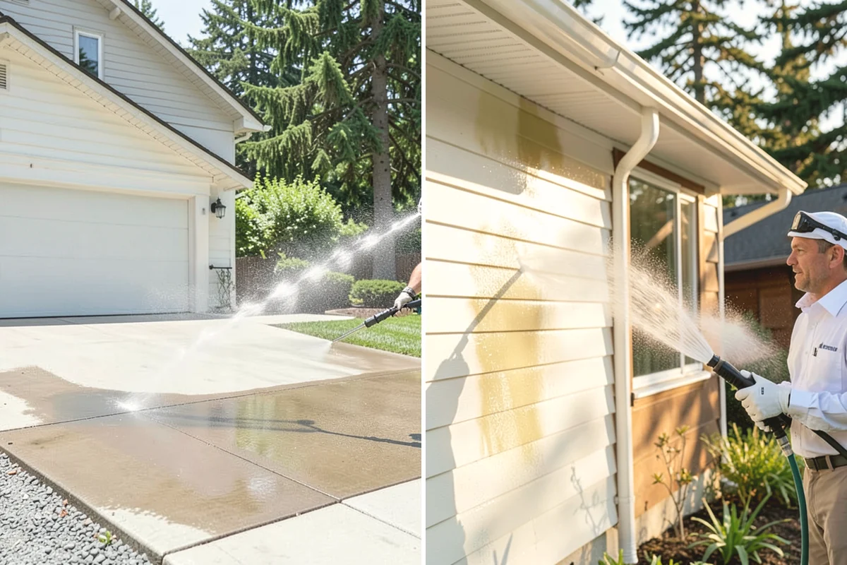 Fence Stain Stripping in Covington, King County, WA - Test the existing stain to choose the right stripper