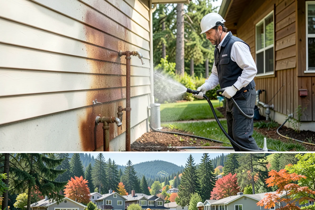 Fence Stain Stripping in Fircrest, Pierce County, WA - Plan stripping for a dry summer window so the wood can fully dry before you apply new stain.