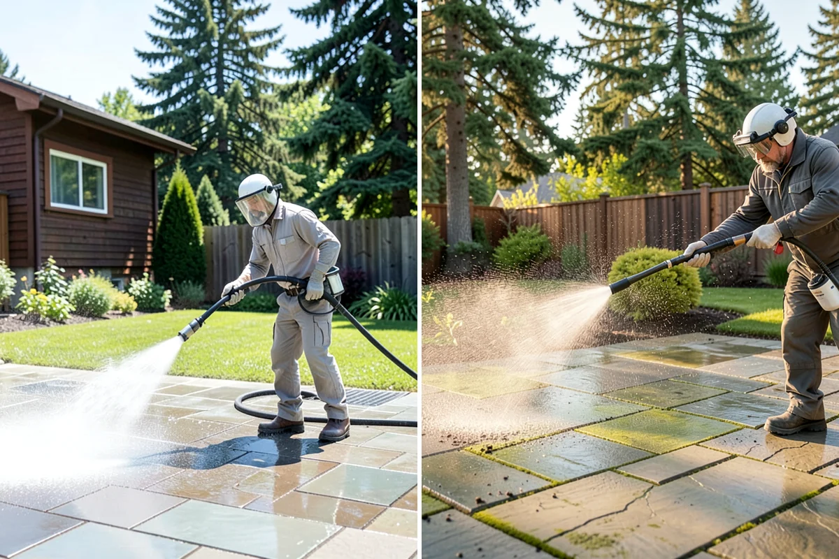 Fence Stain Stripping in Gig Harbor, Pierce County, WA - Test the existing stain to choose the right stripper