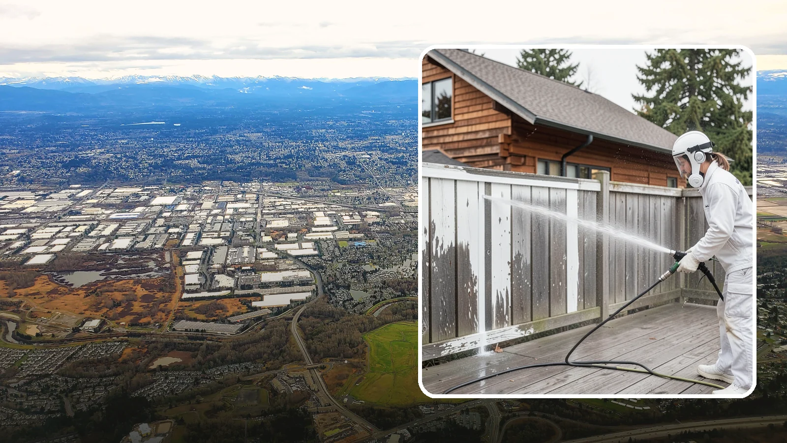 Fence Stain Stripping in Kent, King County, WA - Stripping of failing, peeling fence stain so the wood is ready for a clean, even recoat.