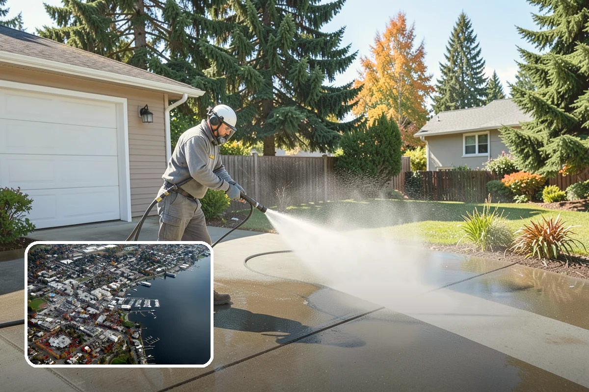 Fence Stain Stripping in Kirkland, King County, WA - Removes peeling and blotchy old stain down to bare wood