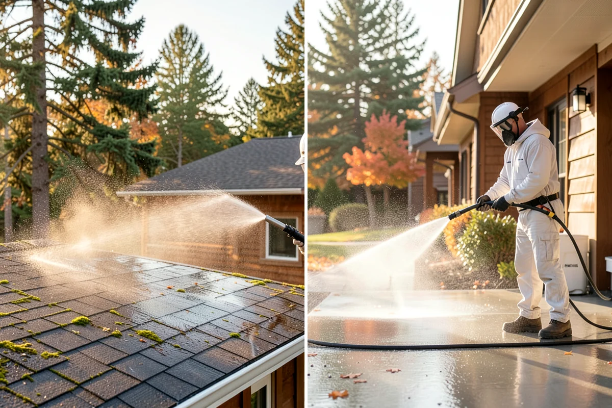 Fence Stain Stripping in Lake Forest Park, King County, WA - Test the existing stain to choose the right stripper