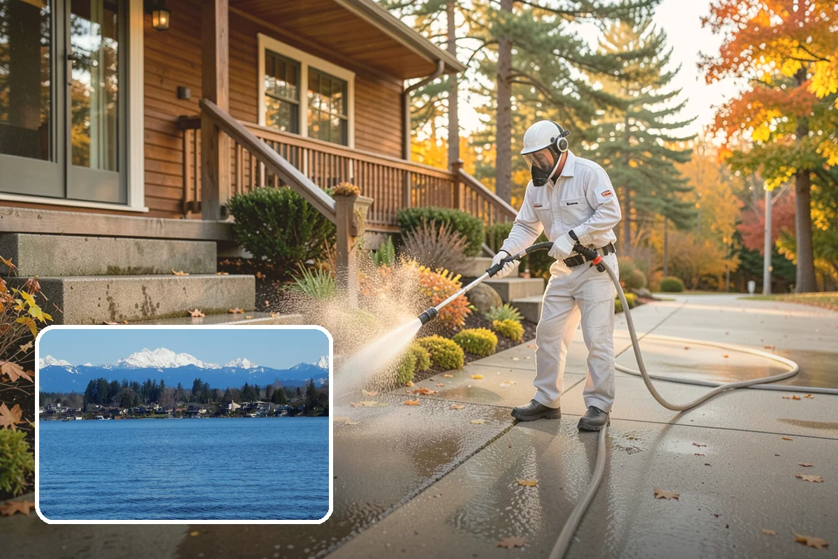 Fence Stain Stripping in Lake Stevens, Snohomish County, WA - Removes peeling and blotchy old stain down to bare wood