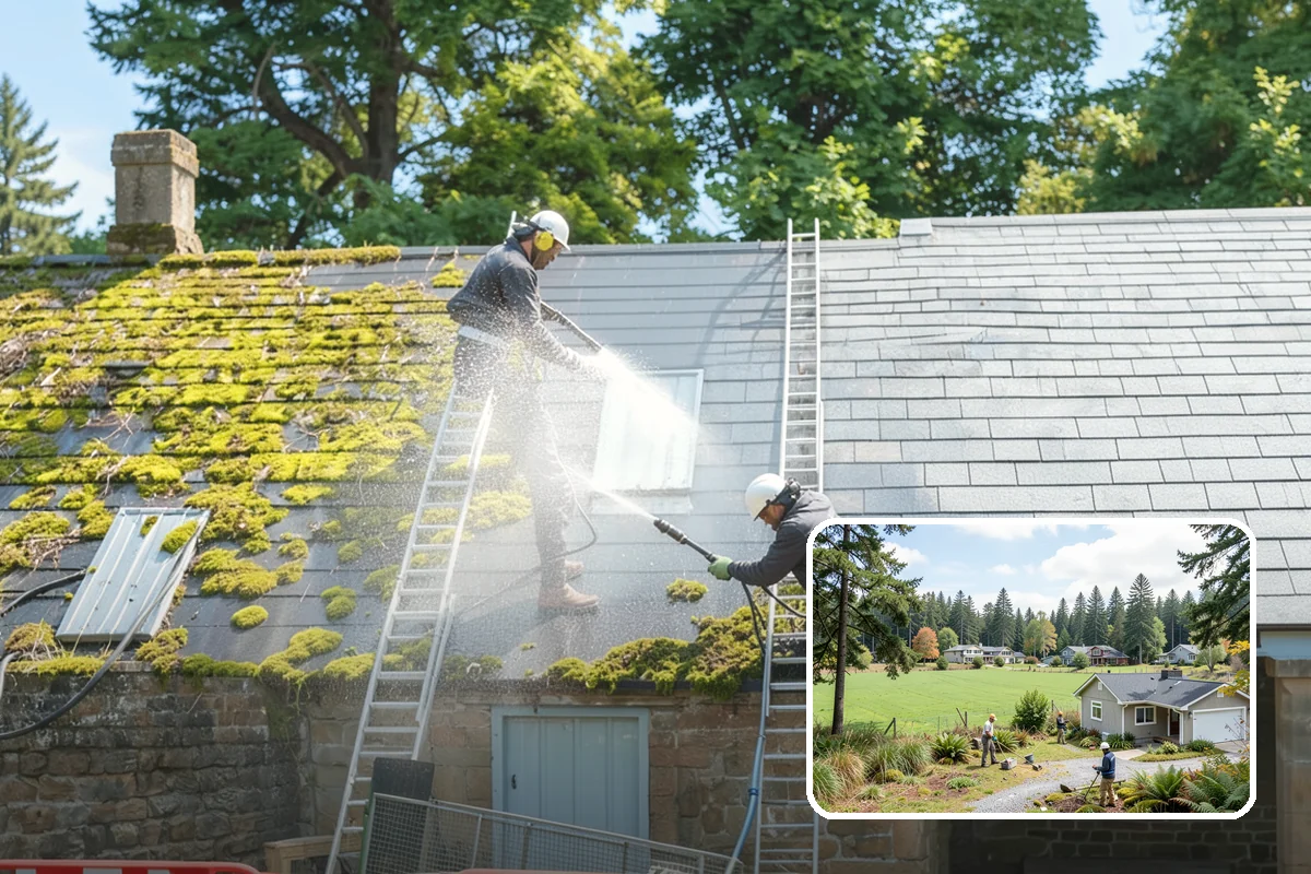 Fence Stain Stripping in Lyman, Skagit County, WA - Removes peeling and blotchy old stain down to bare wood