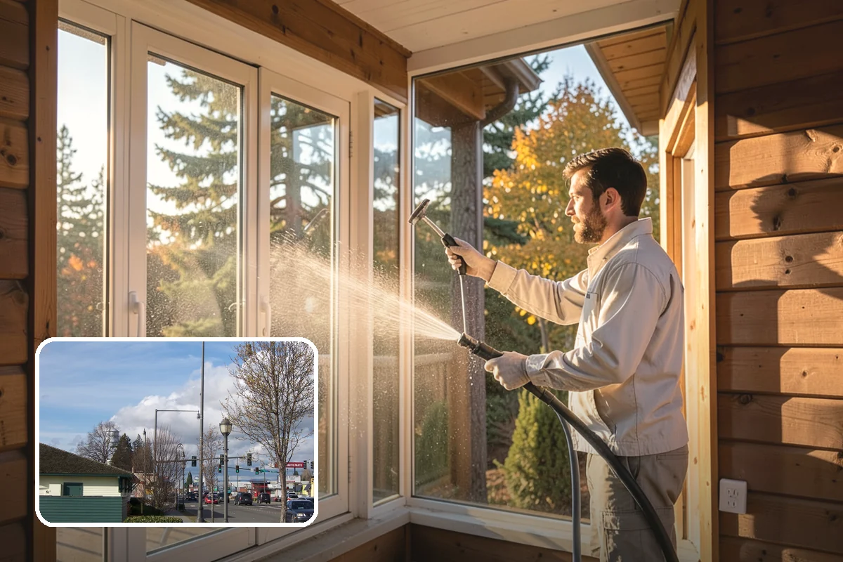 Fence Stain Stripping in Marysville, Snohomish County, WA - Removes peeling and blotchy old stain down to bare wood