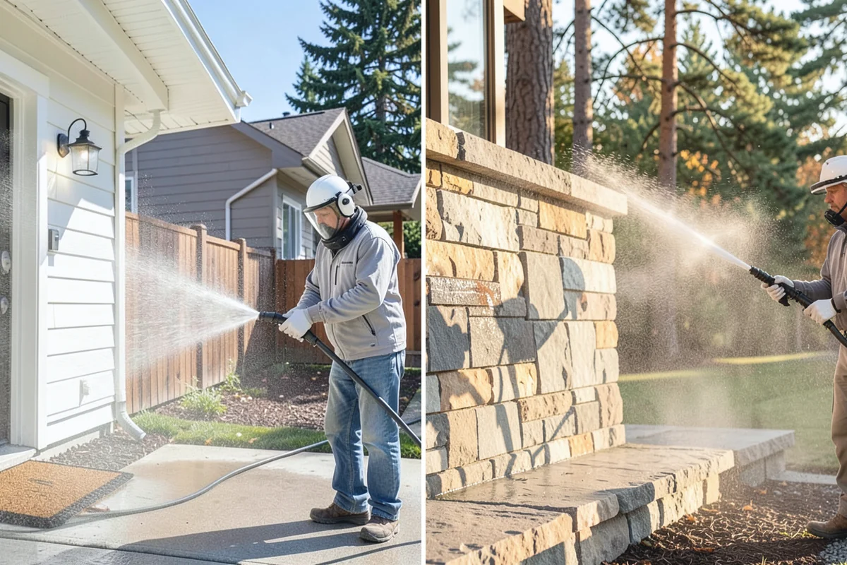 Fence Stain Stripping in Medina, King County, WA - Test the existing stain to choose the right stripper