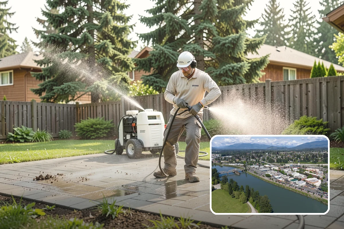 Fence Stain Stripping in Mount Vernon, Skagit County, WA - Removes peeling and blotchy old stain down to bare wood