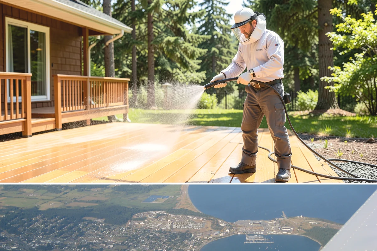 Fence Stain Stripping in Oak Harbor, Island County, WA - Plan stripping for a dry summer window so the wood can fully dry before you apply new stain.