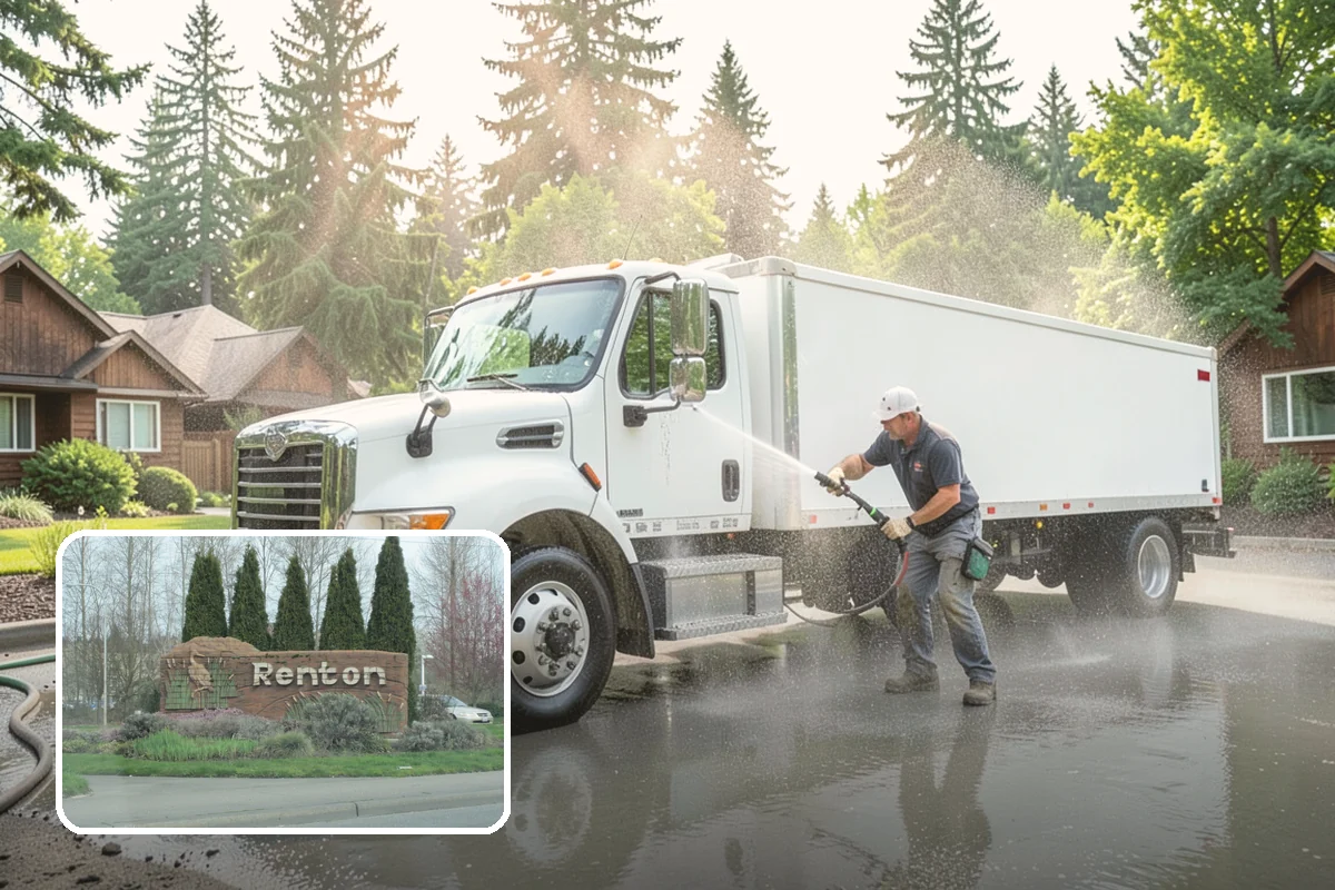 Fence Stain Stripping in Renton, King County, WA - Removes peeling and blotchy old stain down to bare wood