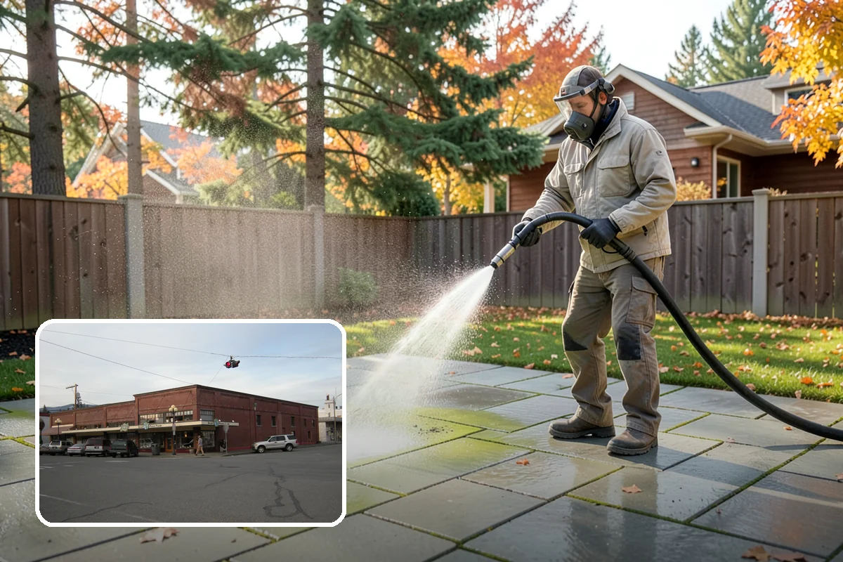 Fence Stain Stripping in Sedro-Woolley, Skagit County, WA - Removes peeling and blotchy old stain down to bare wood