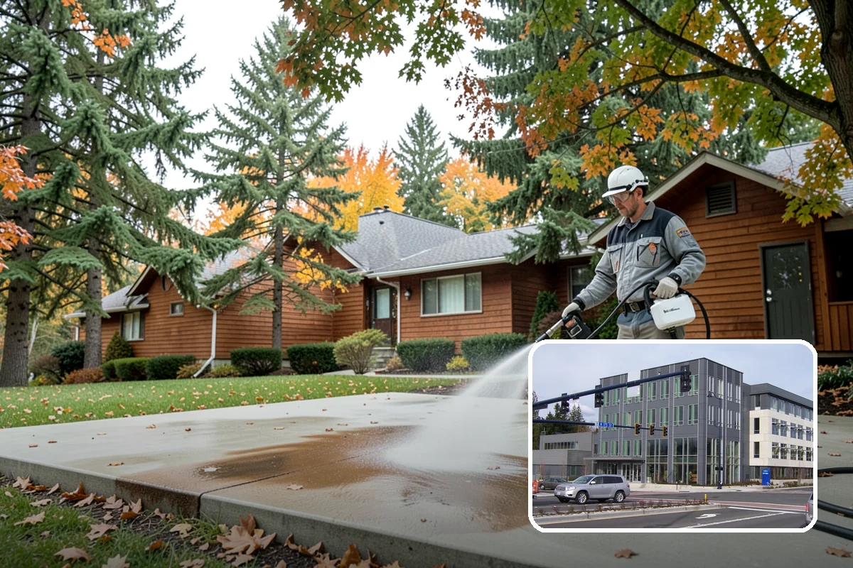 Fence Stain Stripping in Shoreline, King County, WA - Removes peeling and blotchy old stain down to bare wood